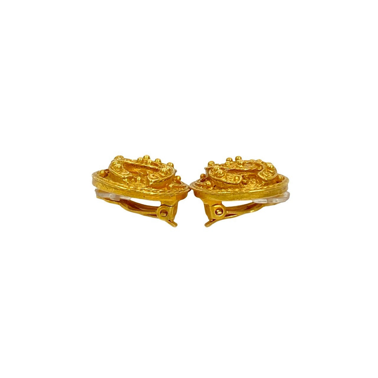CHANEL Earring Gold Plated gold