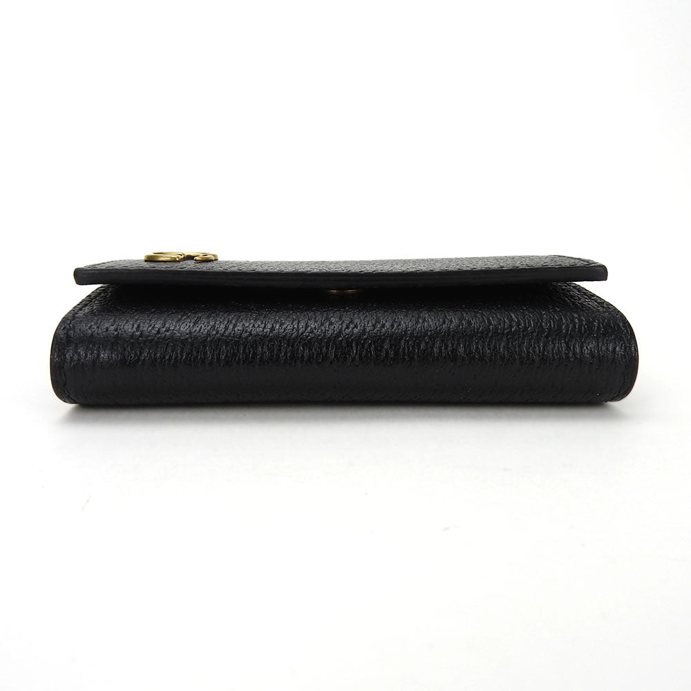 GUCCI Key case Key holder 435305 leather black unisex(Unisex)