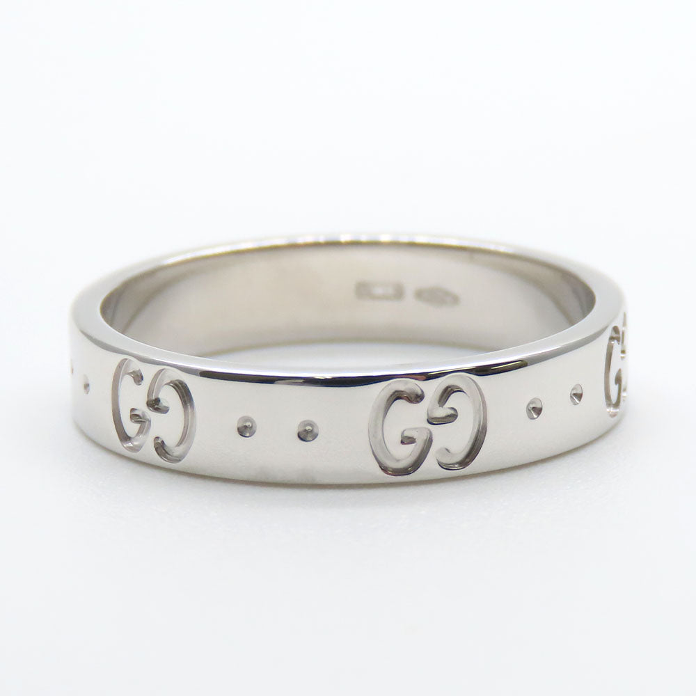 GUCCI Ring K18 white gold White gold Icon ring Women