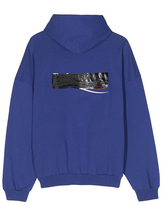 Luxury Balenciaga Trending 2025 Gaffer Maxi Hoodie Blue