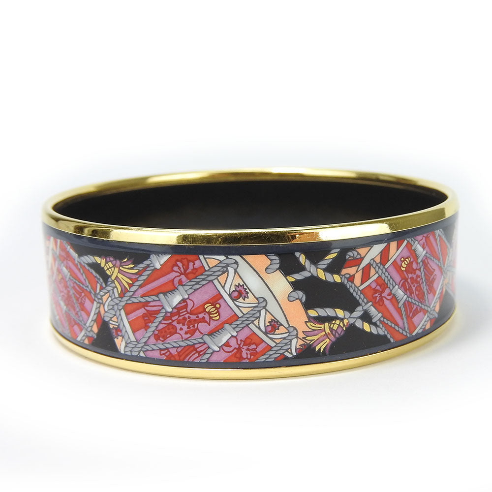 HERMES bracelet Metal, Cloisonne multicolor Emilel GM Women