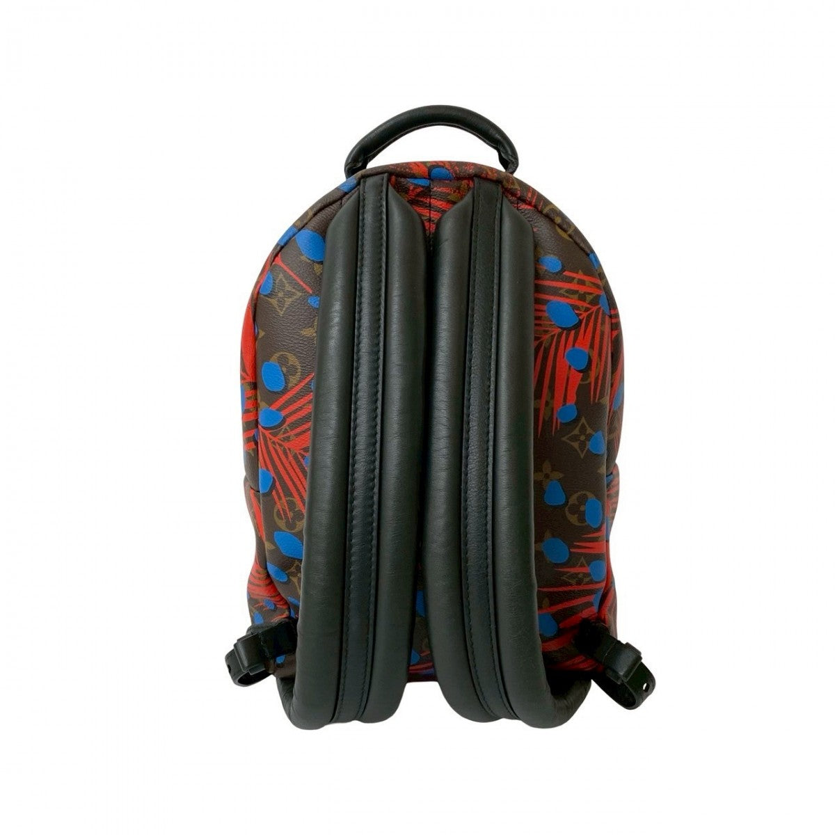 LOUIS VUITTON Backpack leather Brown Monogram jungle dot Palm Springs