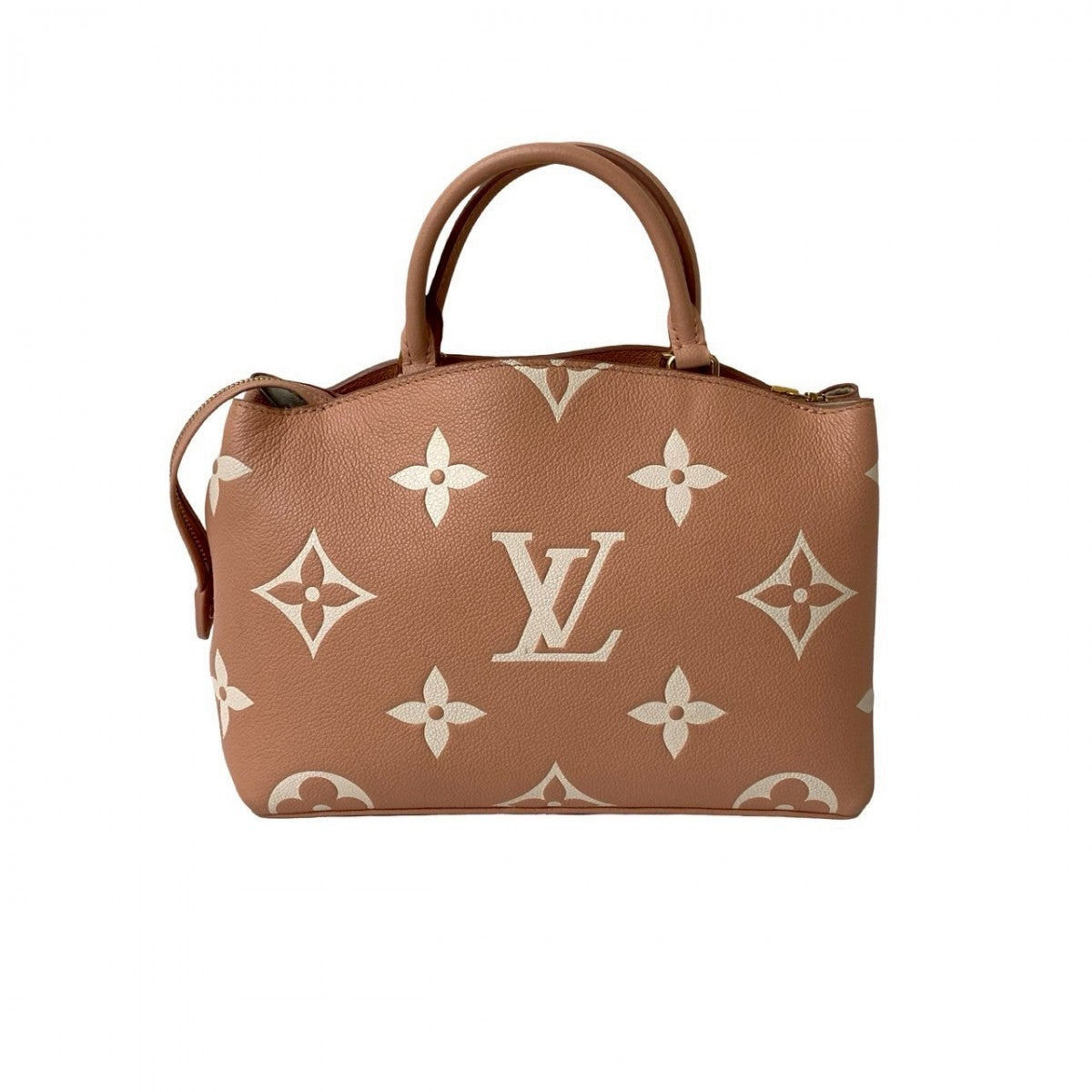 LOUIS VUITTON Shoulder Bag M46353 leather pink Monogram Unplant Petit Palais PM