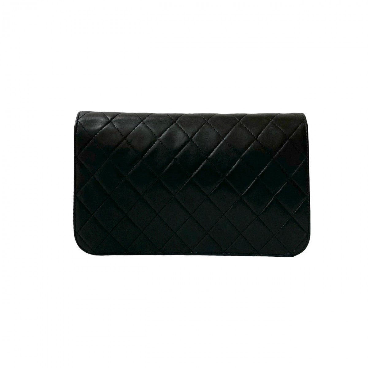 CHANEL Shoulder Bag lambskin black Matrasse