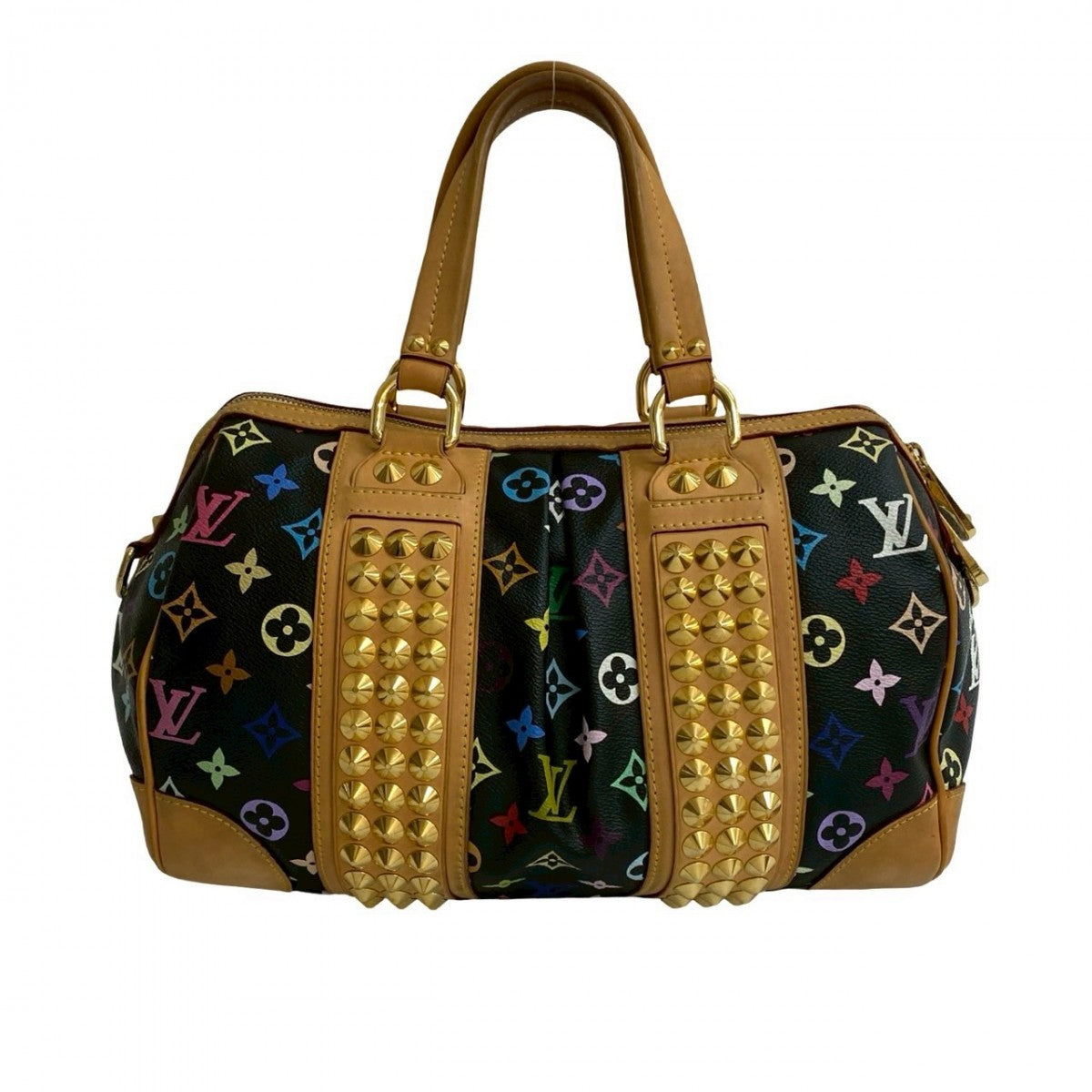 LOUIS VUITTON Shoulder Bag M45642 leather multicolor Monogram multicolor Courtney MM