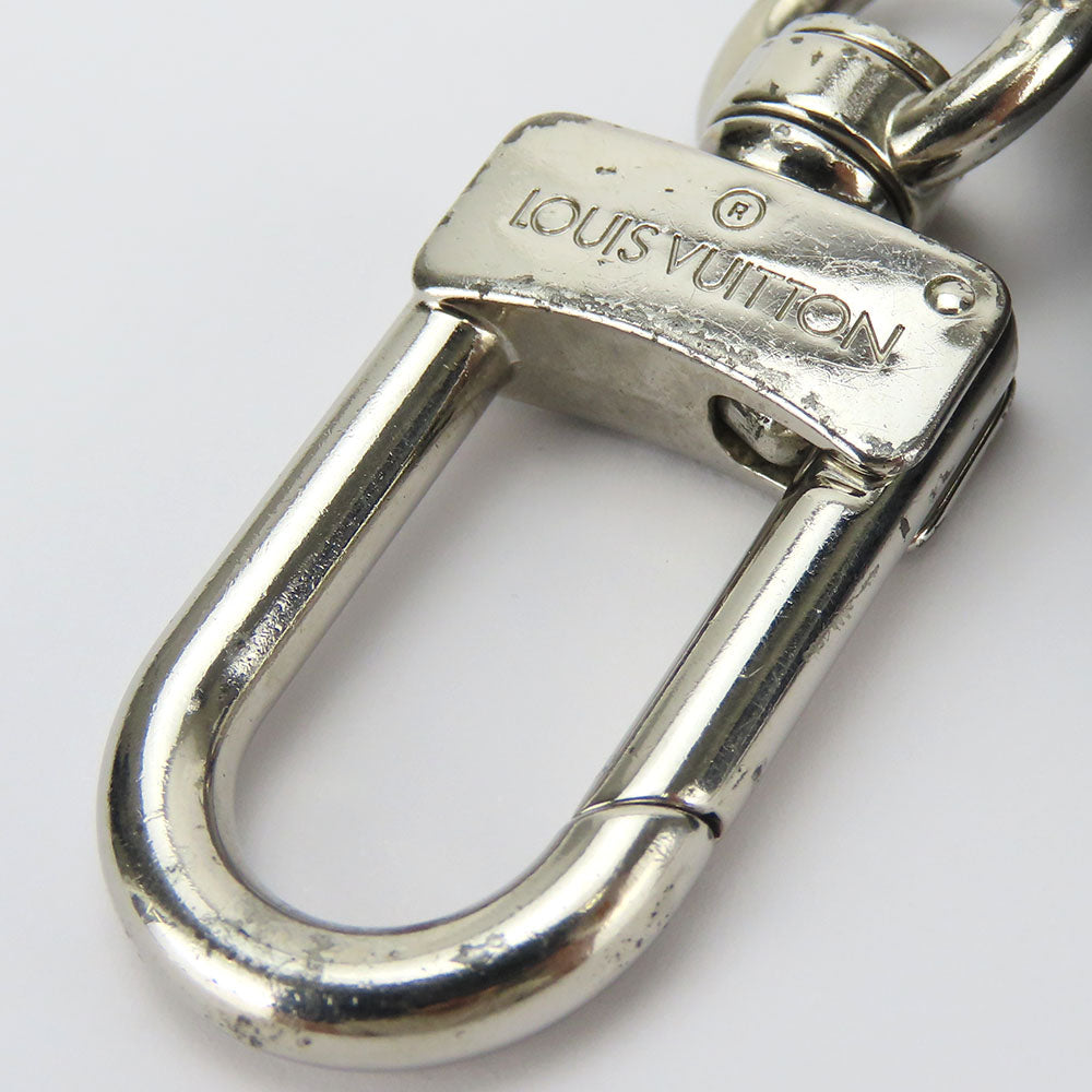 LOUIS VUITTON key ring MP2082 leather Navy Taurillon Clemence Initials Portocre