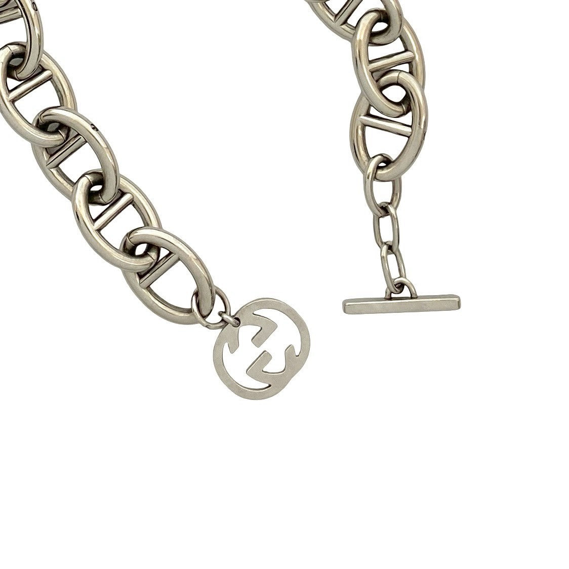 GUCCI bracelet metal Silver Anchor Chain Bracelet