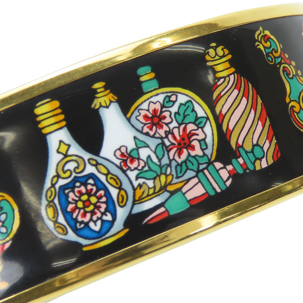 HERMES Bangle Metal, Cloisonne black Emile Women