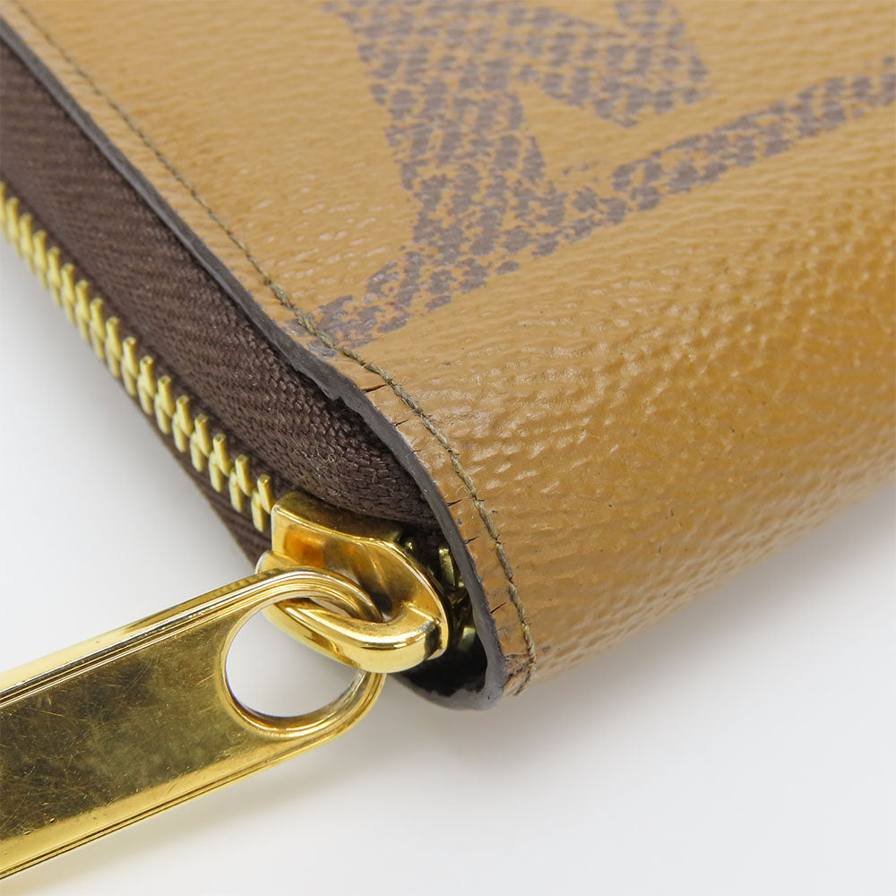 LOUIS VUITTON Long Wallet Purse M69353 Monogram reverse Brown Zippy wallet
