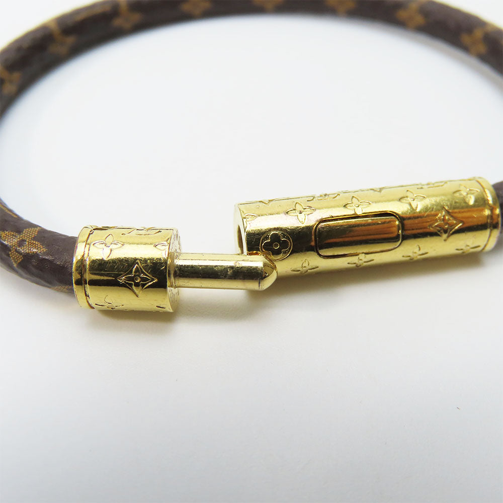 LOUIS VUITTON bracelet M8274F Monogram Brown Bracelet LV Confidential