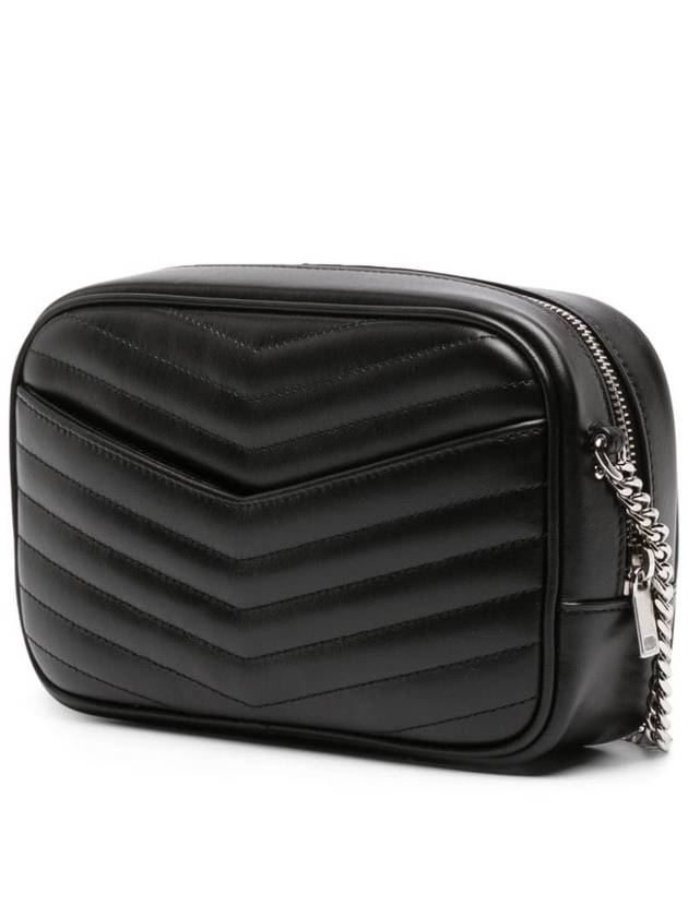 Luxury Saint Laurent Trending 2025 Lou Quilted Leather Mini Cross Bag Black