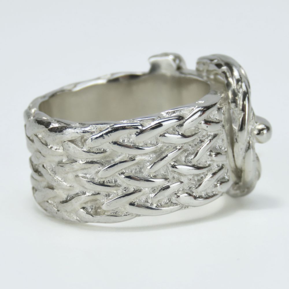 HERMES Ring Silver925 Silver Diane Women
