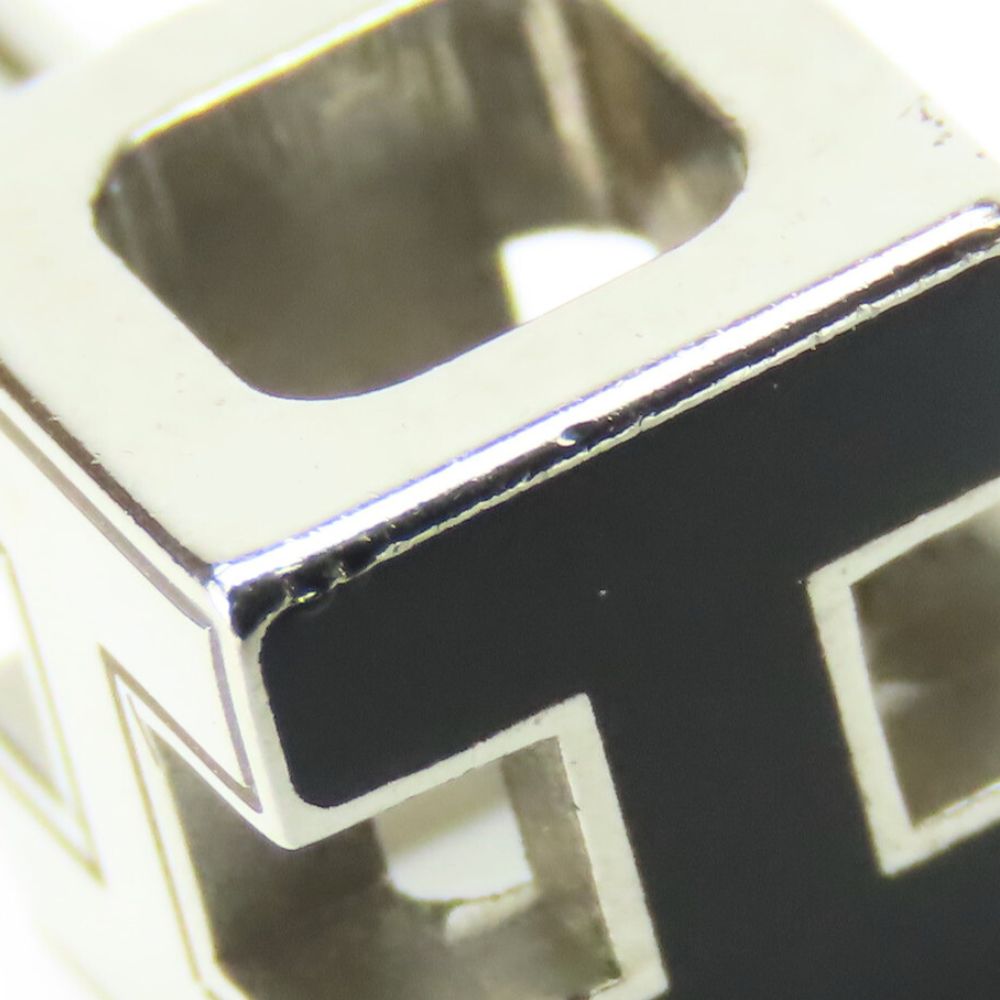 HERMES Pierce metal black H cube Cage de ash Women