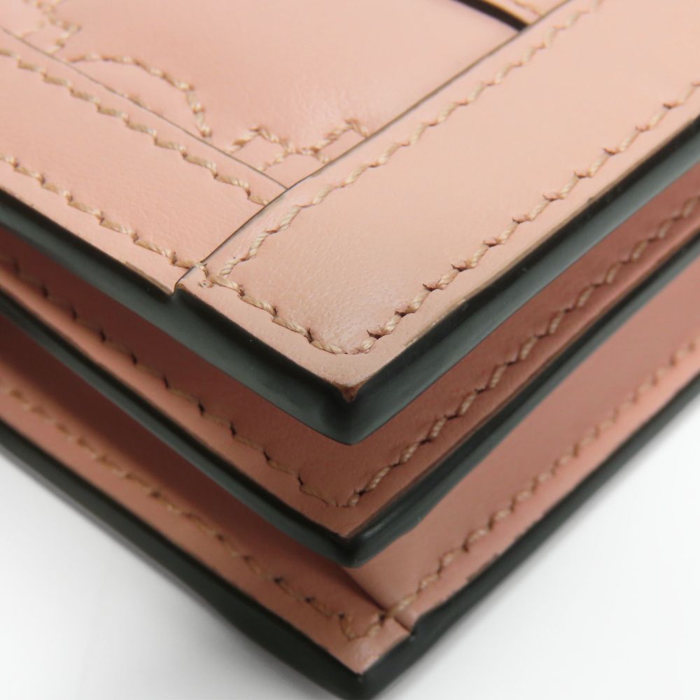 GUCCI Bifold Wallet 723786 leather pink Women