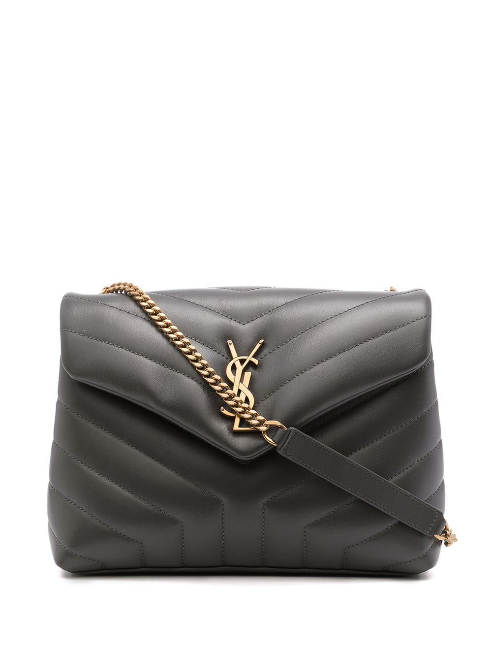 Luxury Saint Laurent Trending 2025 Women's Ysl Bo Mng Loulou S in Storm/Storm | 494699DV7271112