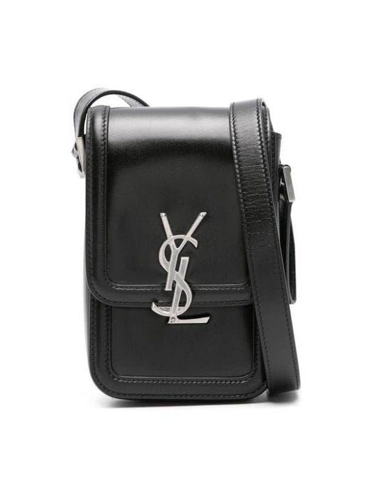 Luxury Saint Laurent Trending 2025 Smooth Leather Solferino Mini Bag Black