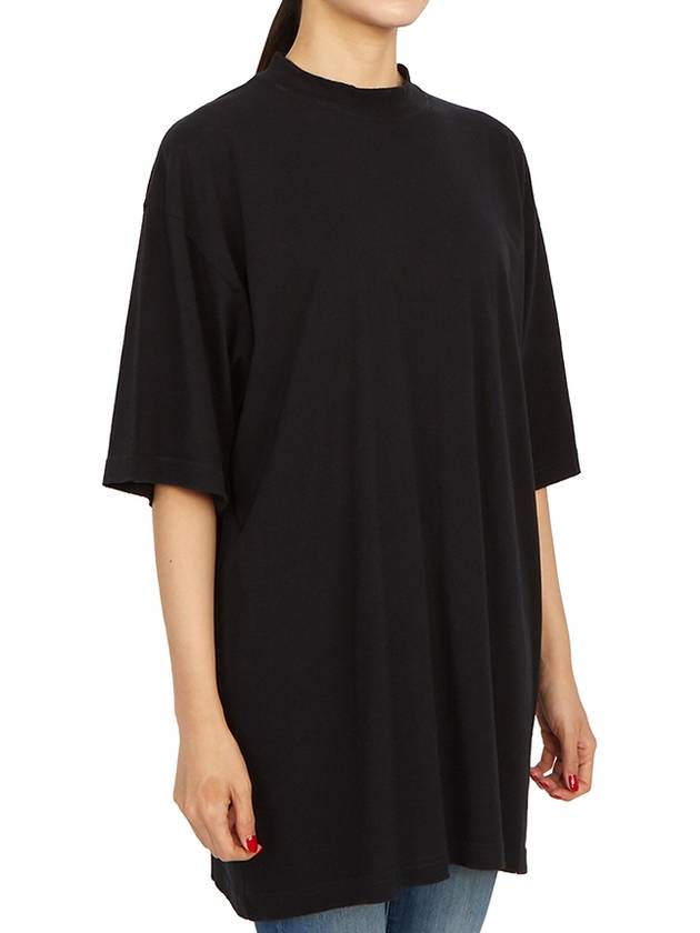 Luxury Balenciaga Trending 2025 WoMen's Cotton Short Sleeve T-Shirt Black