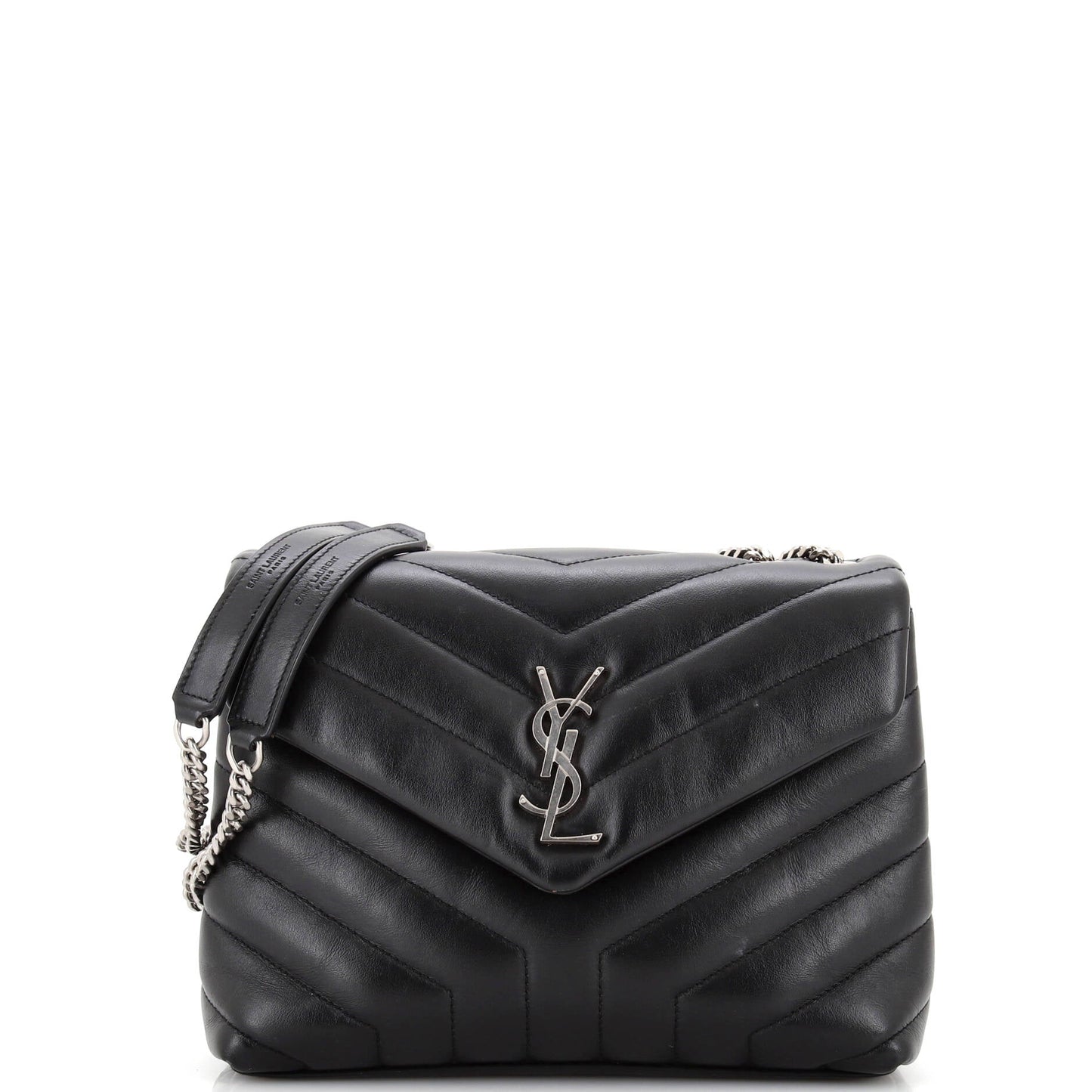 Luxury Saint Laurent Trending 2025 Loulou Shoulder Bag Matelasse Chevron Leather Small