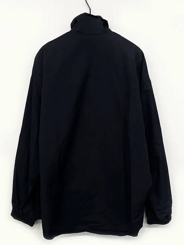 Luxury Balenciaga Trending 2025 High Neck Logo Zip-up Jacket Black