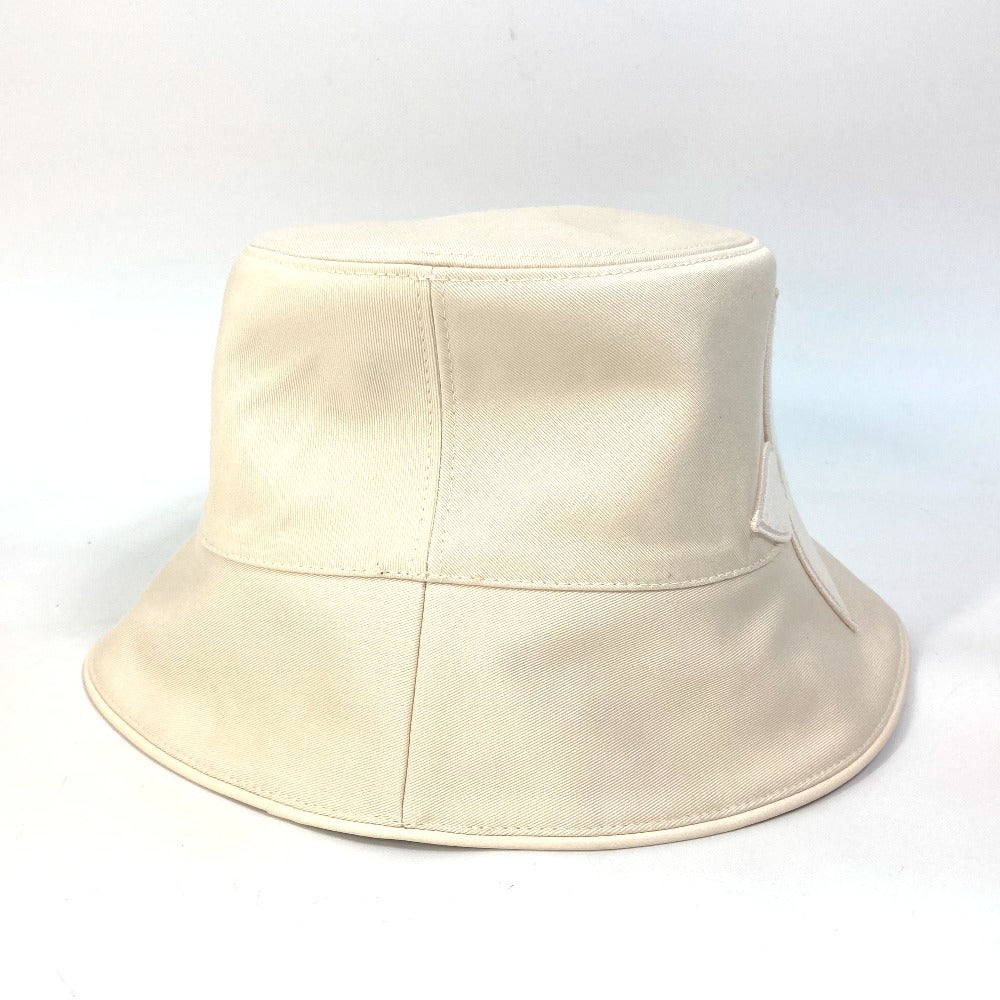 LOUIS VUITTON hat M7090 cotton beige Hat Hat Bucket Hat Bob Hat Monogram reversible Bucket hat�ELV first Women