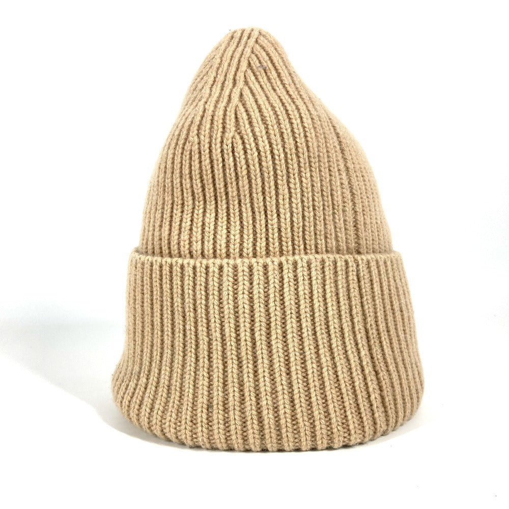 LOUIS VUITTON Knit hat M77290 wool beige Bone LV Beanie unisex(Unisex)