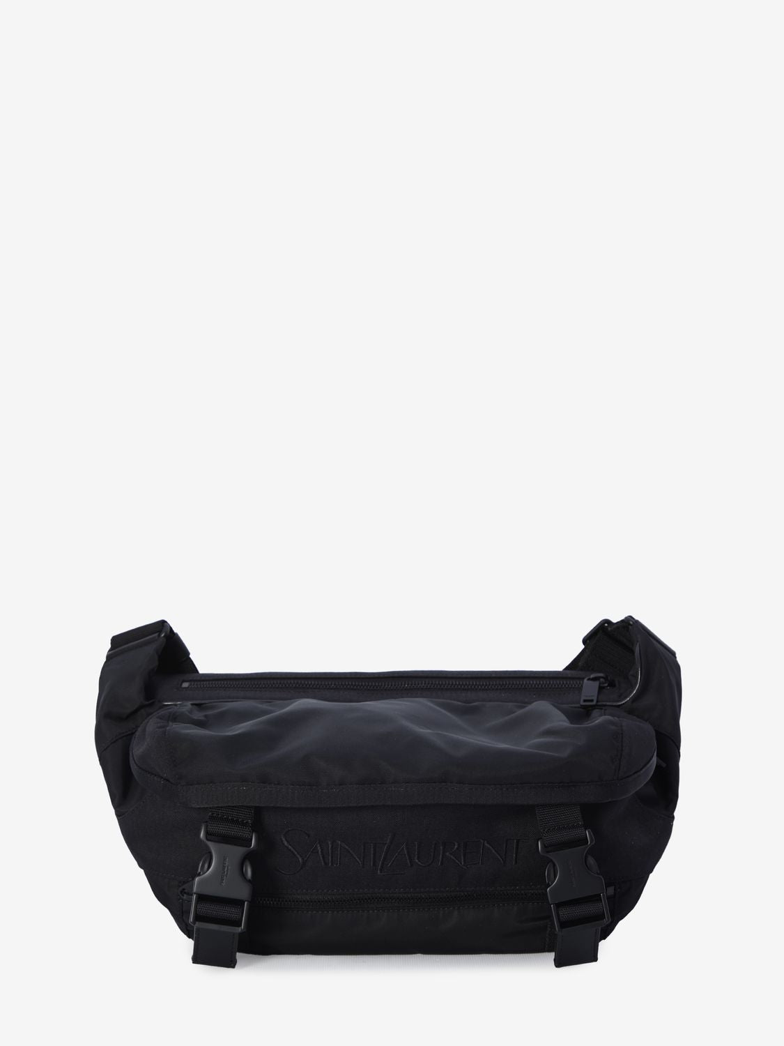 Luxury Saint Laurent Trending 2025 Men's Crossbody Bag In Nylon in Black | 758258FACG7