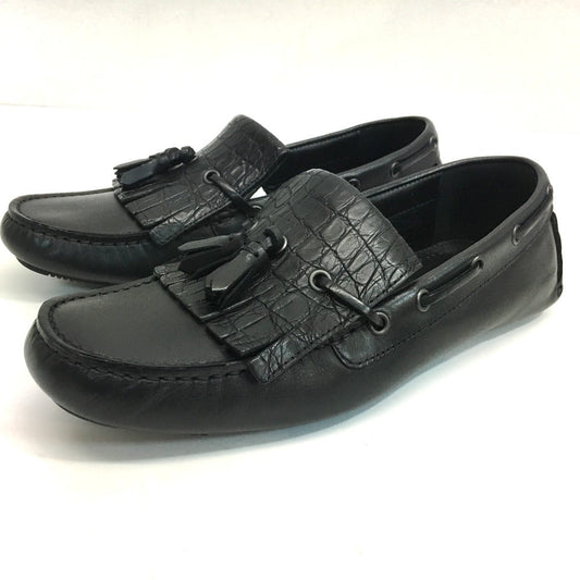 BOTTEGAVENETA Leather shoes 428434 leather black Flat shoes mens 39