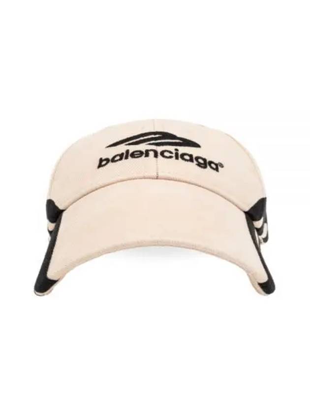 Luxury Balenciaga Trending 2025 3B Sports Icon Ball Cap Light Beige