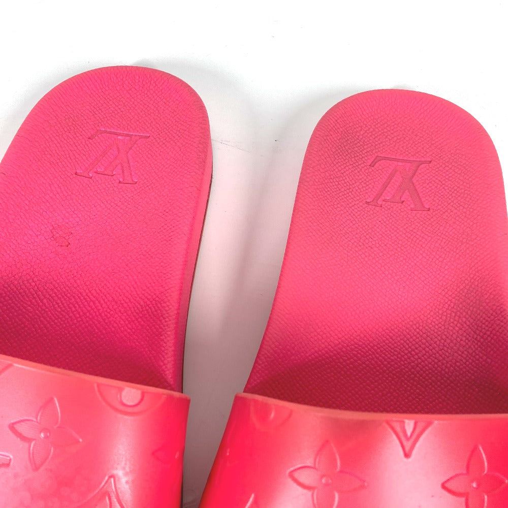 LOUIS VUITTON Sandals rubber pink waterfront line Monogram mens 8