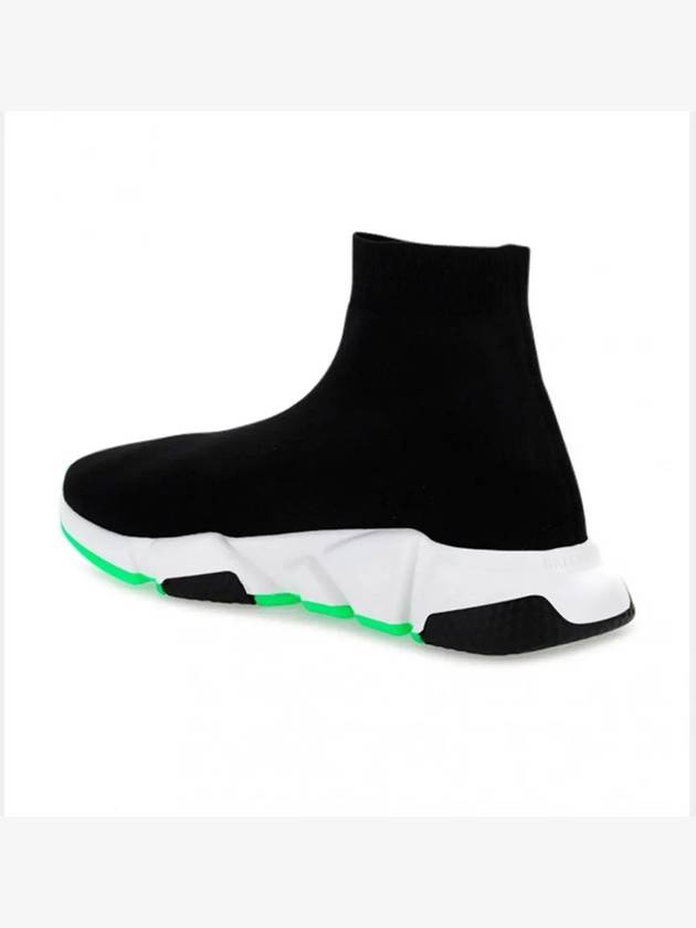 Luxury Balenciaga Trending 2025 Speed Runner High Top Sneakers Black Green