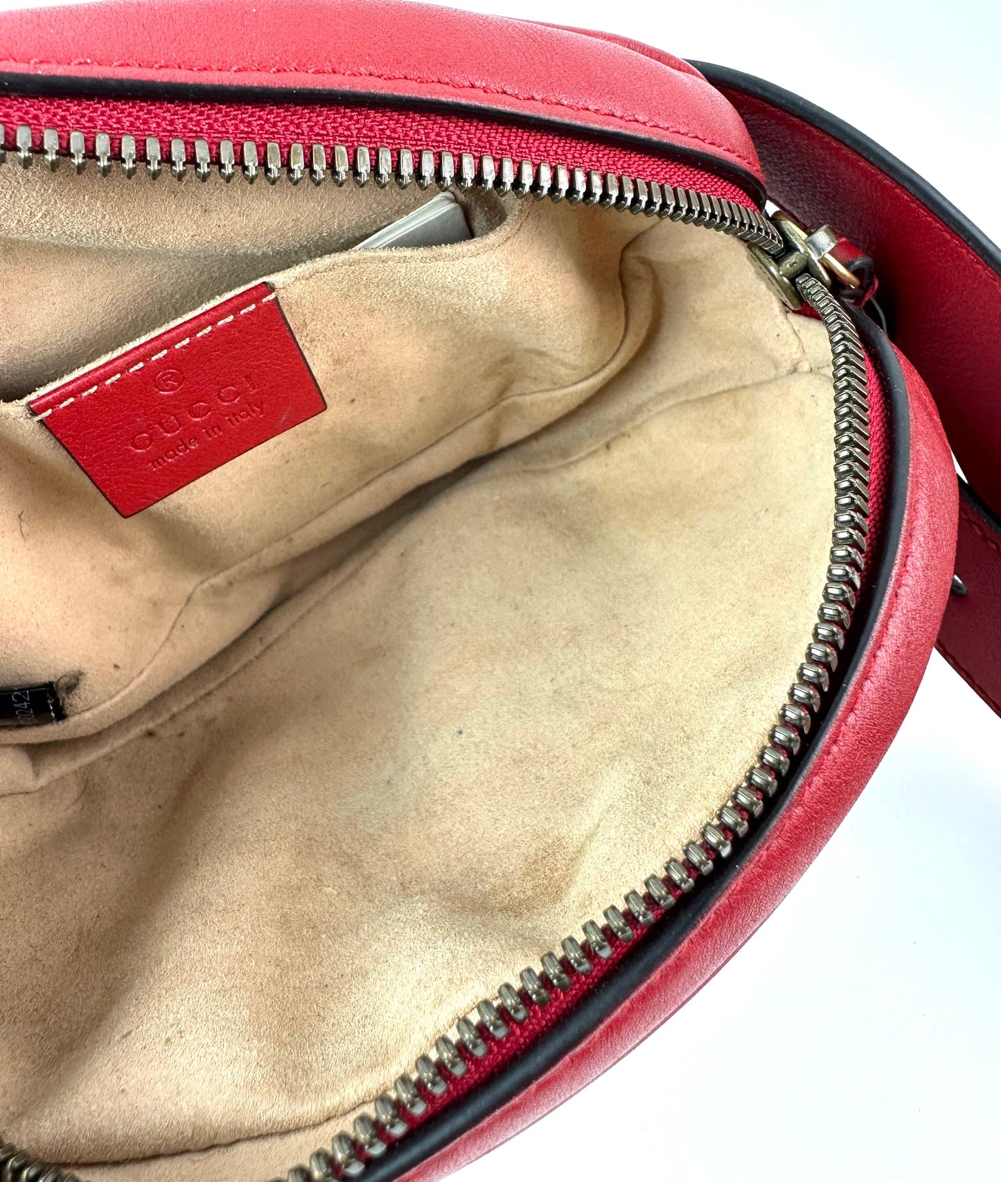 Gucci GG Marmont Matelasse leather belt bag
