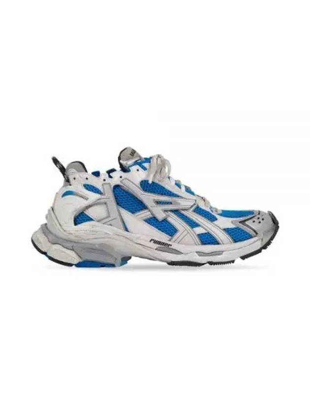 Luxury Balenciaga Trending 2025 Runner Low Top Sneakers Blue