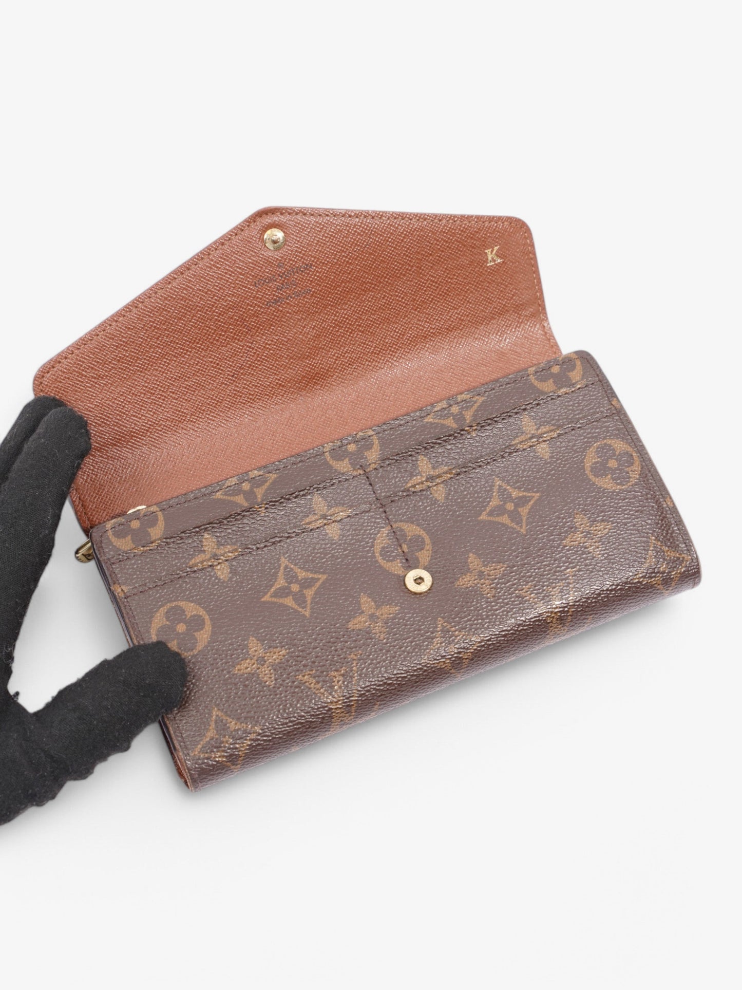 Louis Vuitton Sarah Wallet Monogram Coated Canvas