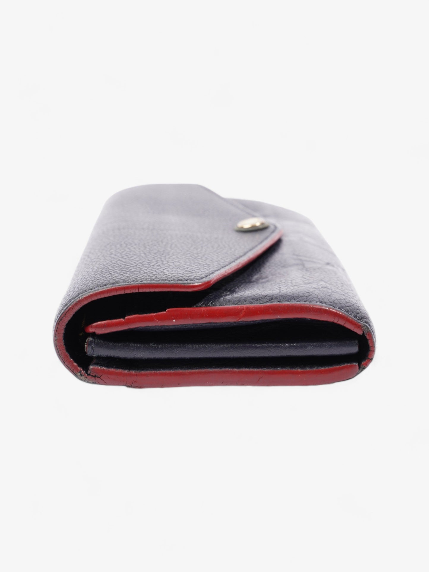 Louis Vuitton Sarah Wallet Marine Empreinte Leather