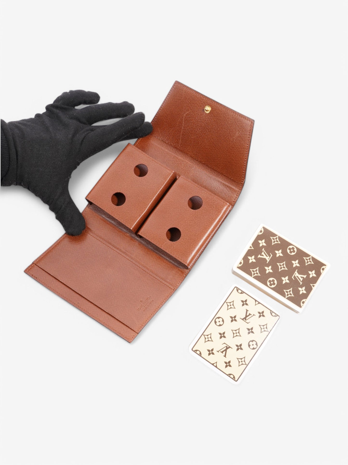 Louis Vuitton Playings Cards With Case Monogram Coated Canvas