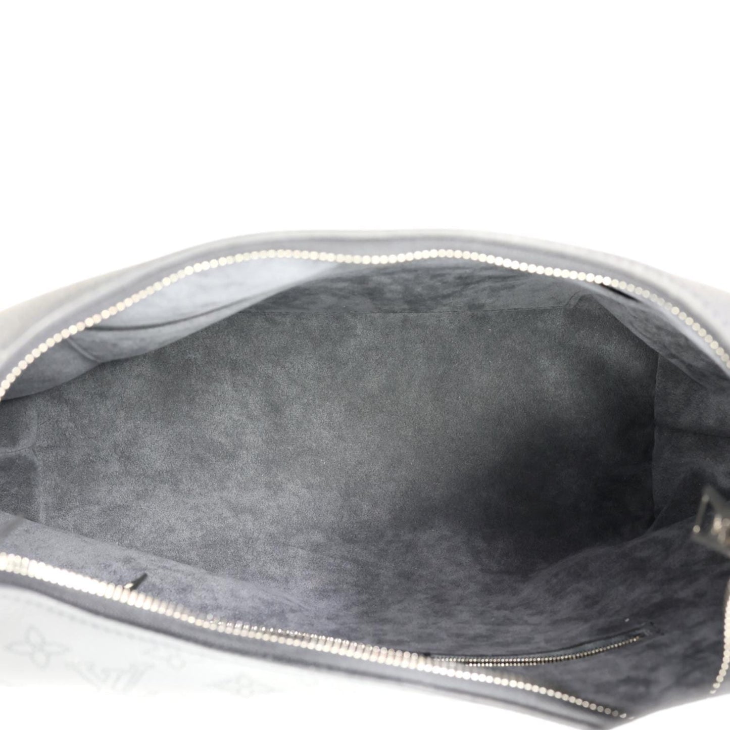 LOUIS VUITTON Why Knot MM Monogram Mahina Leather Hobo Bag Black
