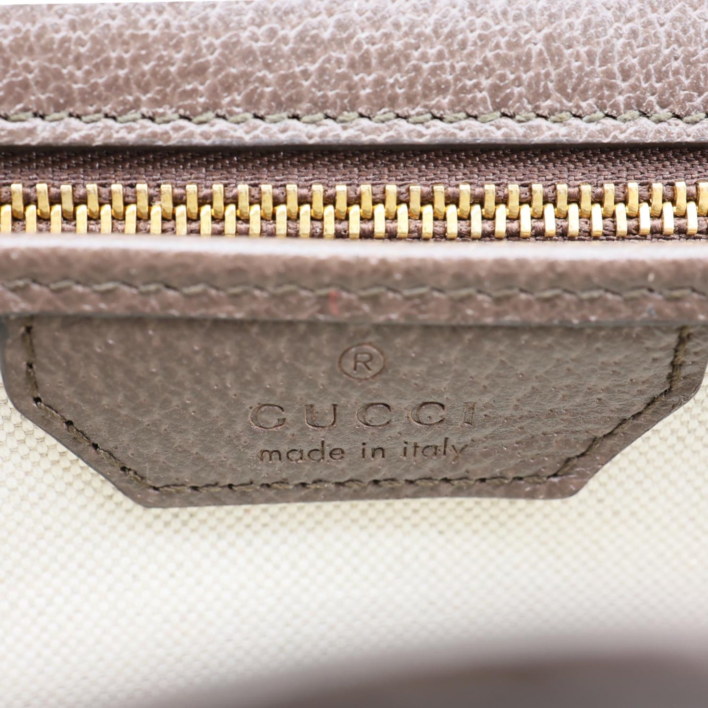GUCCI Bamboo Small Jumbo Canvas Convertible Top Handle Bag Beige 675797