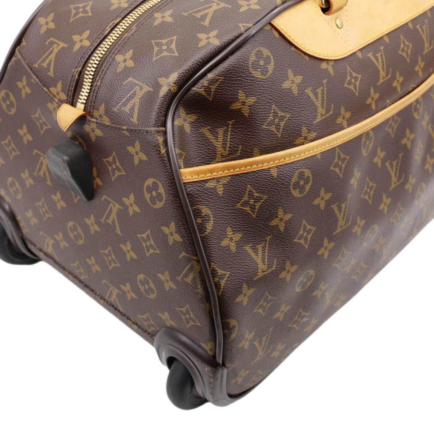 LOUIS VUITTON Eole 50 Monogram Canvas Rolling Luggage Bag Brown