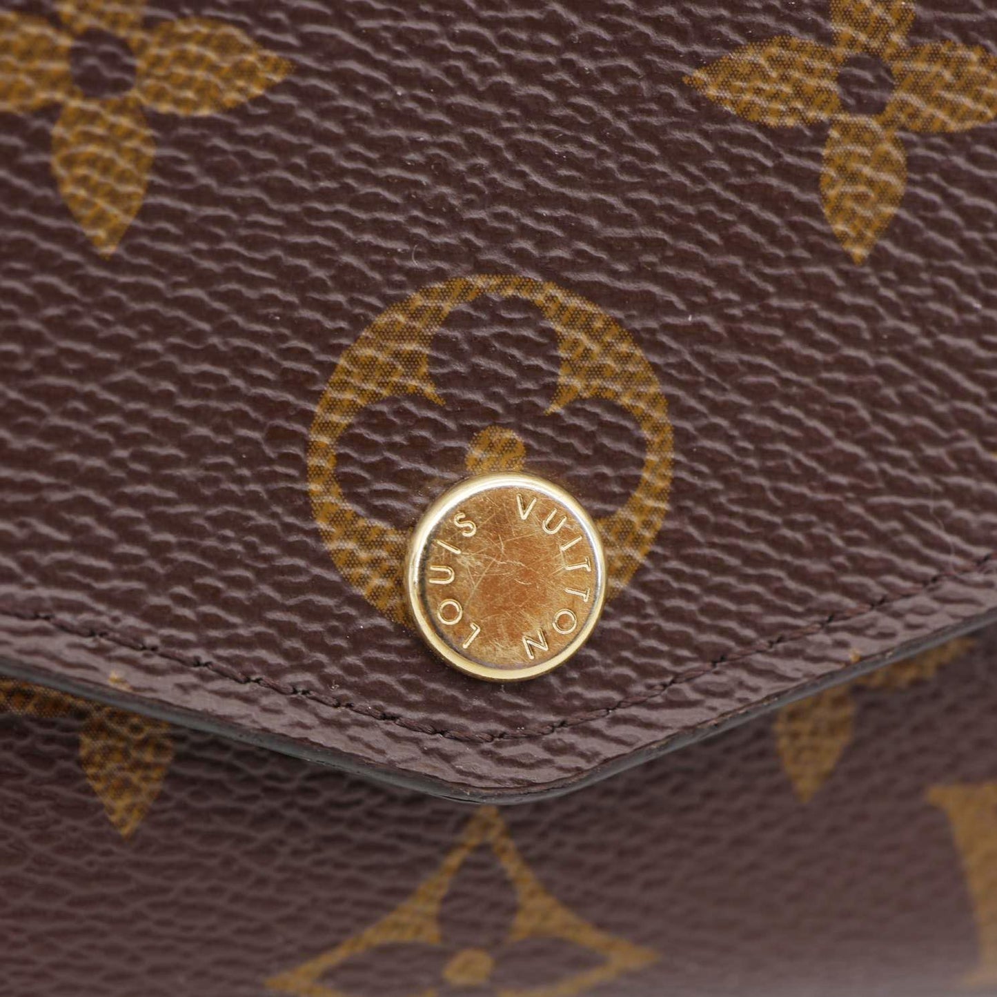 LOUIS VUITTON Sarah Monogram Canvas Wallet Fuchsia