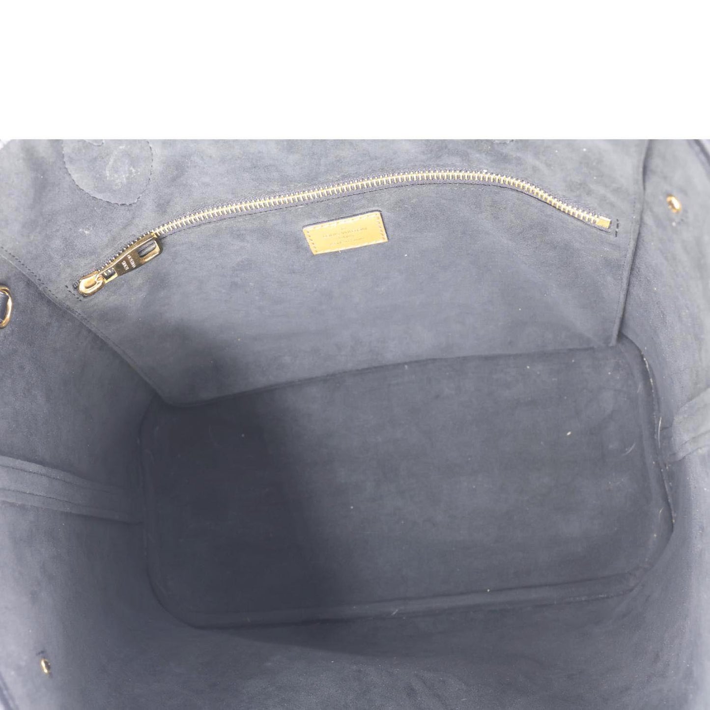 LOUIS VUITTON Neverfull MM Wild At Heart Monogram Empriente Tote Bag Black