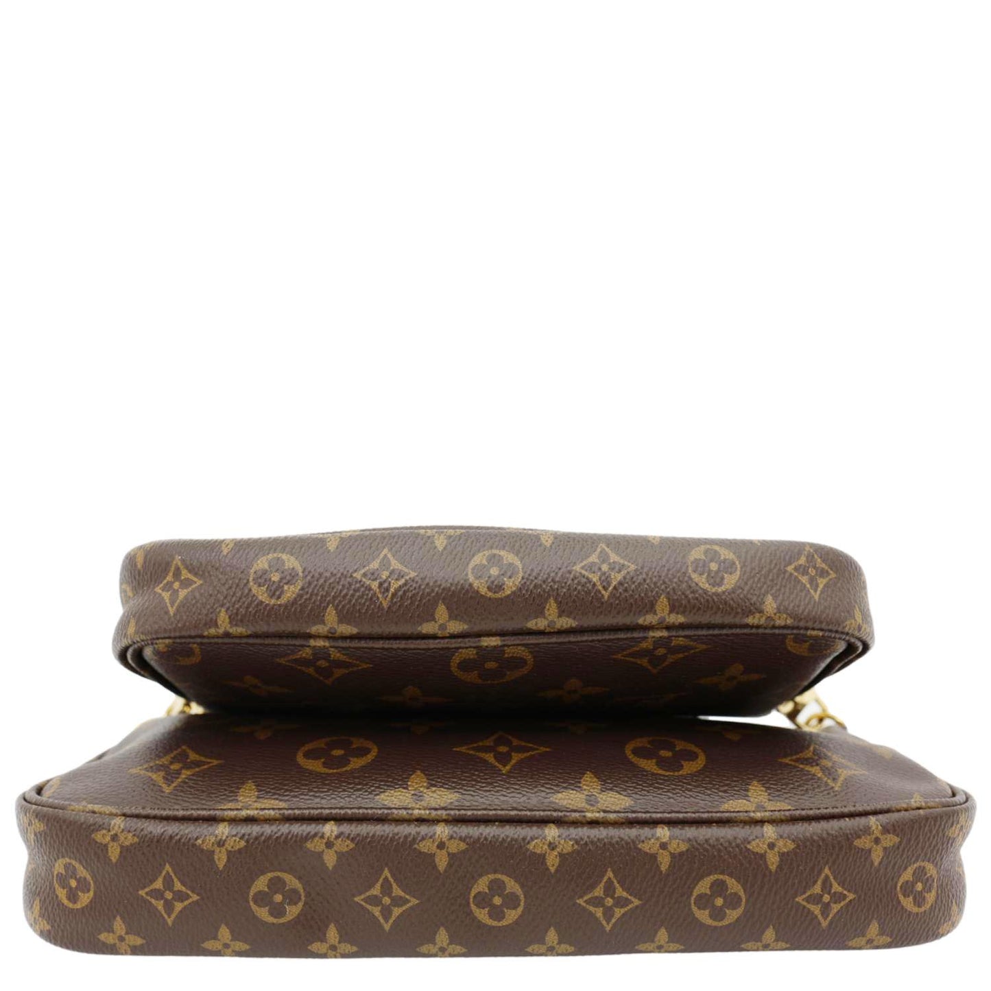 LOUIS VUITTON Multi Pochette Accessoires Monogram Canvas Crossbody Bag Brown