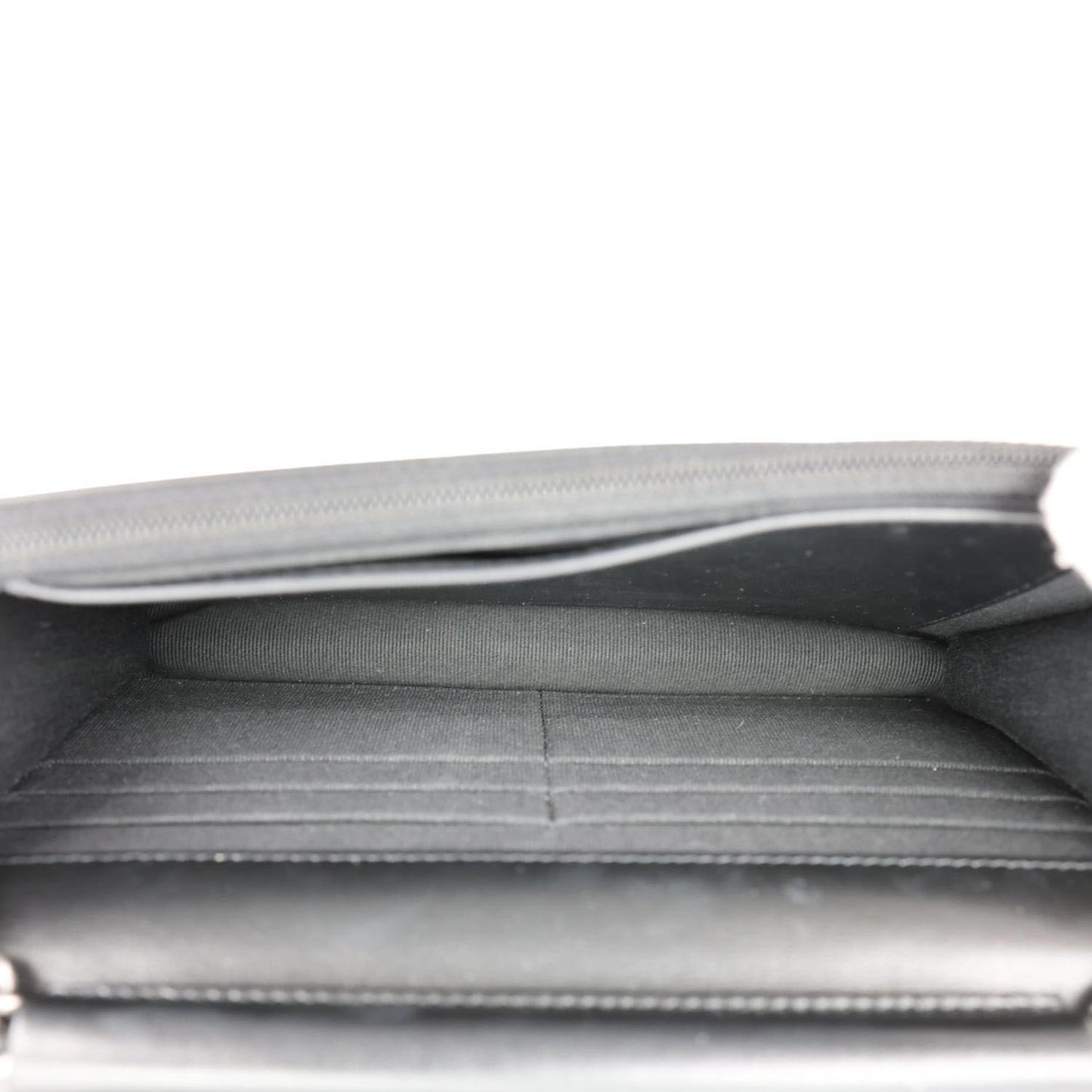 CHANEL Boy Quilted Caviar Leather Wallet On Chain Crossbody Bag Black