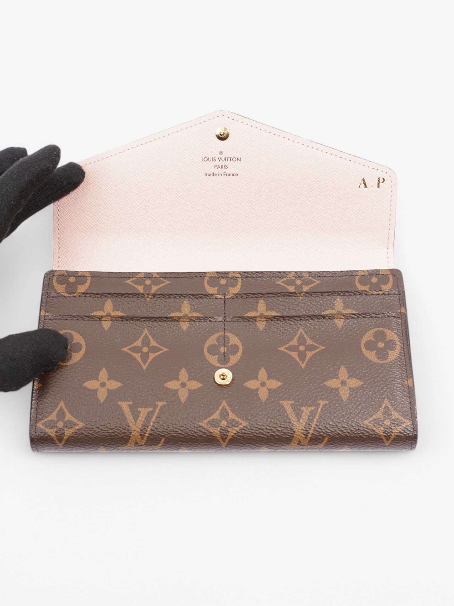 Louis Vuitton Sarah Wallet Monogram Coated Canvas