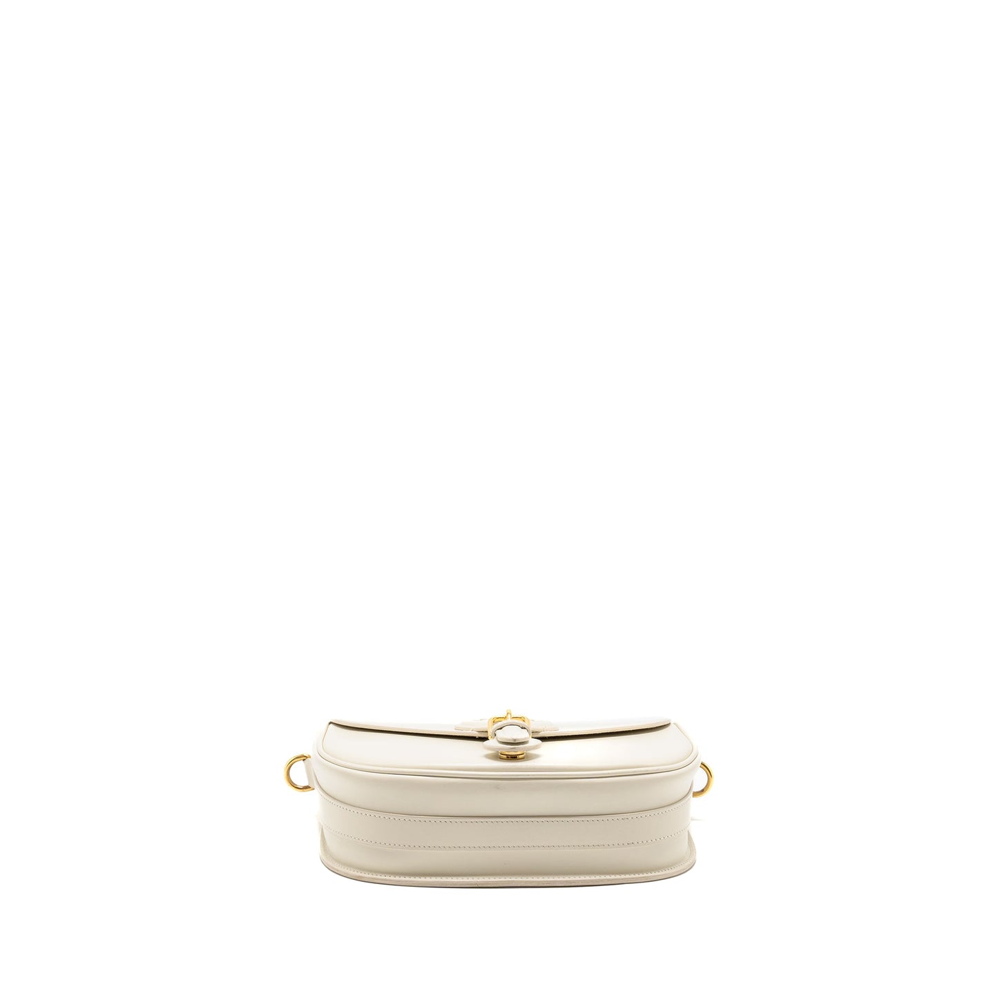Dior Medium Dior Bobby Purse Calfskin White