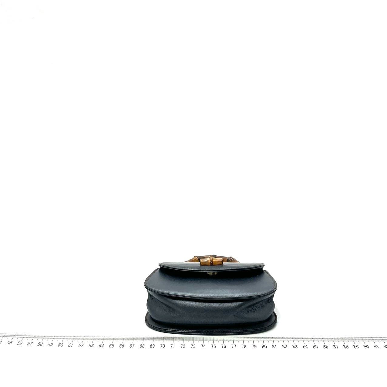 Gucci Bamboo 1947 Night Super Mini Black Leather with Chain
