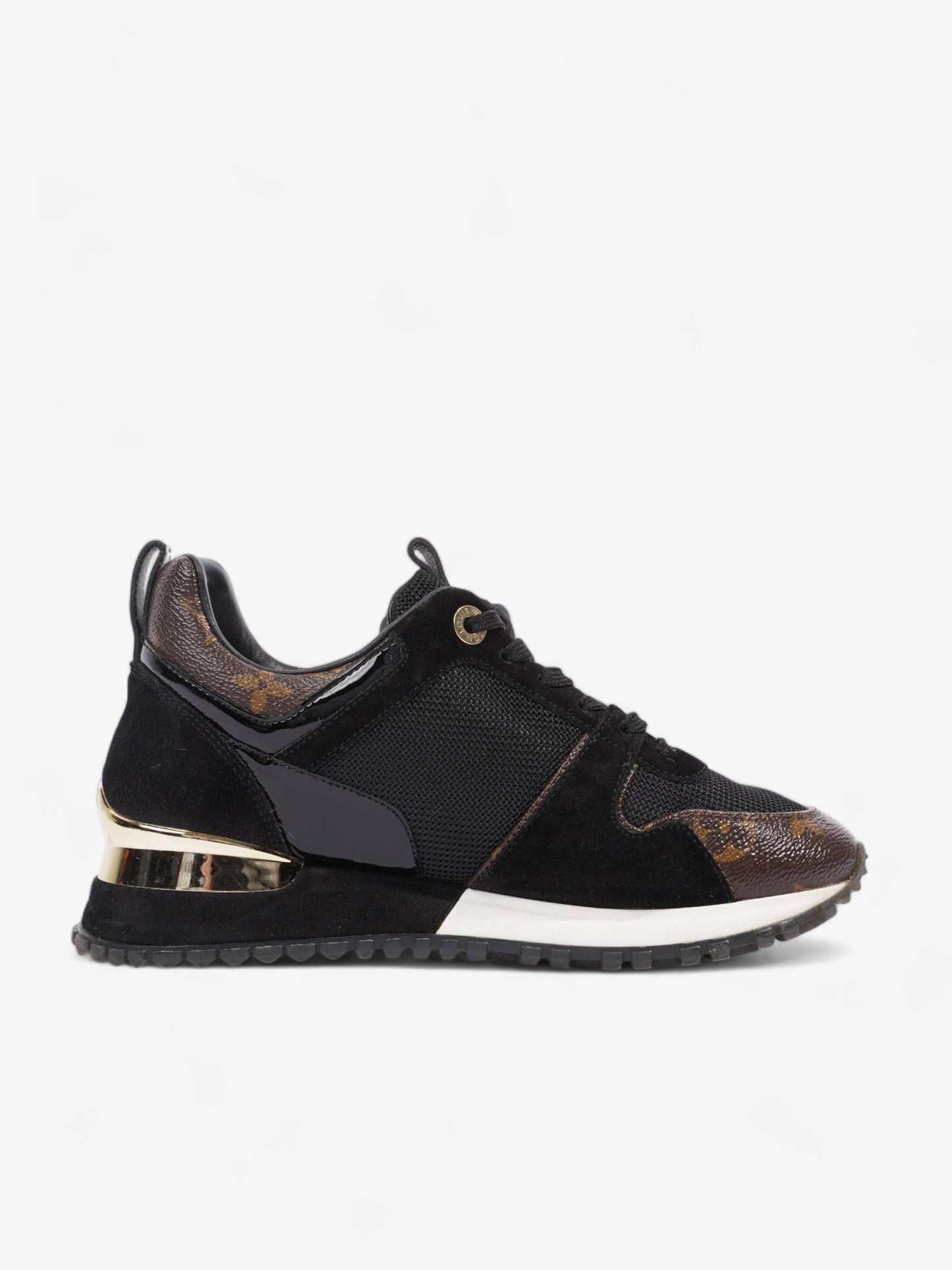 Louis Vuitton Run Away Sneaker Black / Monogram Mesh EU 35 UK 2