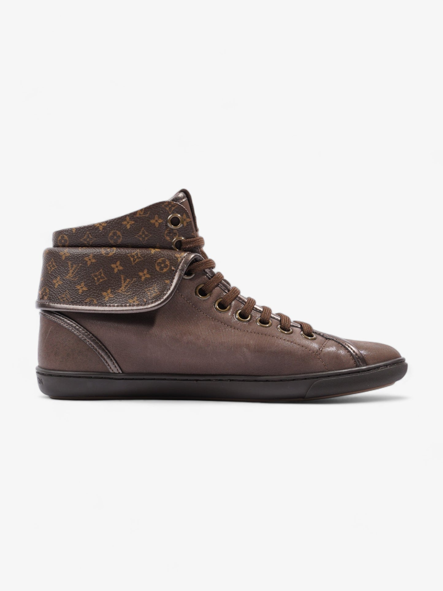 Louis Vuitton Brea Fold Over High-tops Brown / Brown Monogram Canvas EU 37.5 UK 4.5