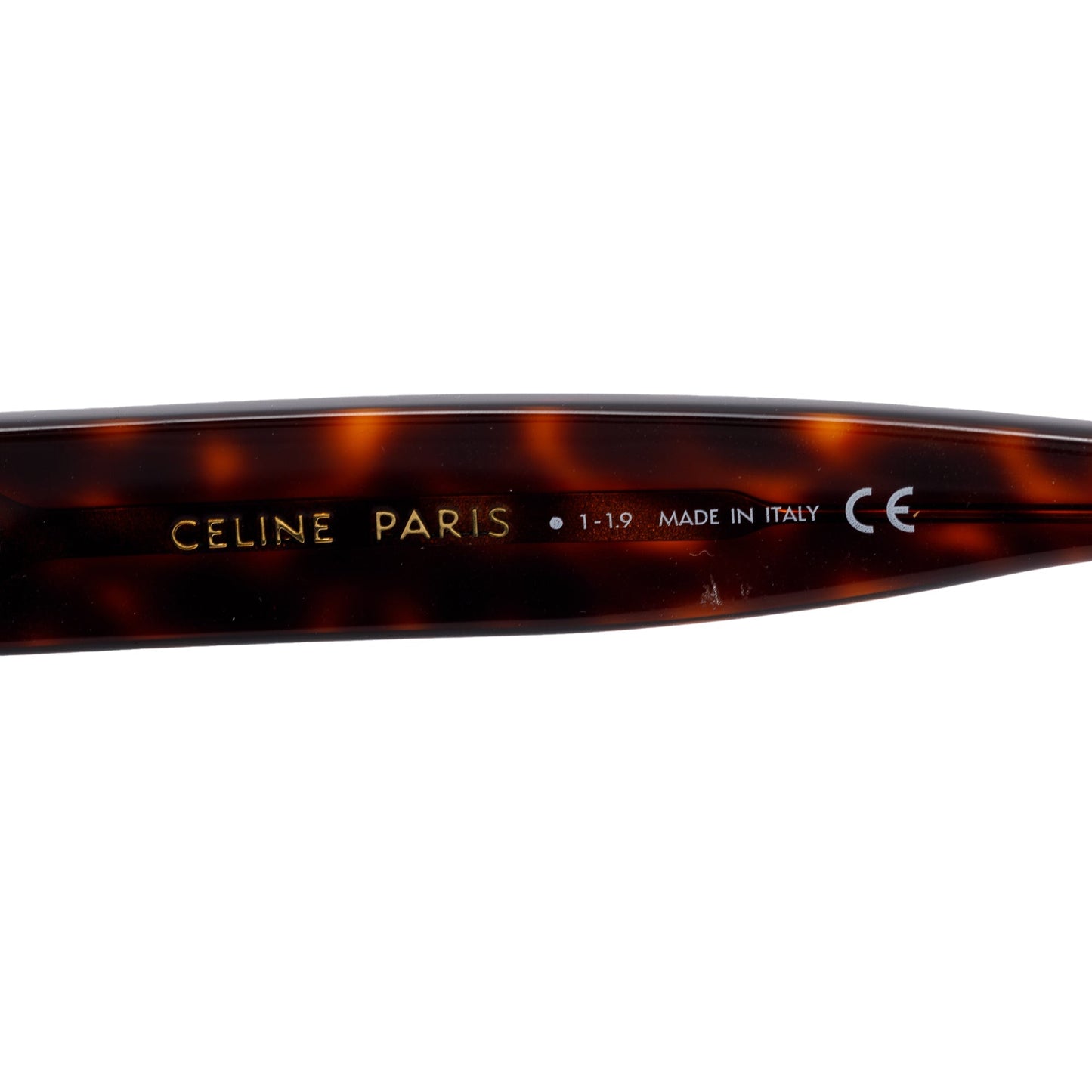 Celine CL40011N Havana Acetate Wayfarer Sunglasses