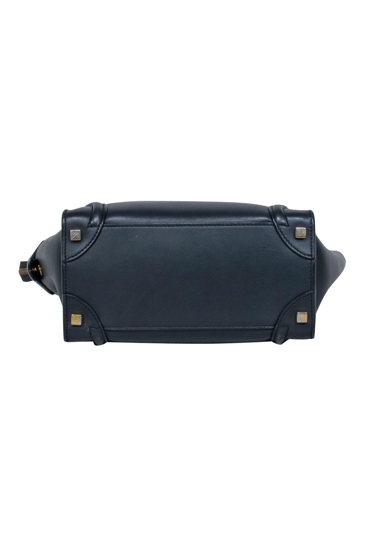 Luxury CELINE - Navy Leather âMicro Luggageâ Handbag