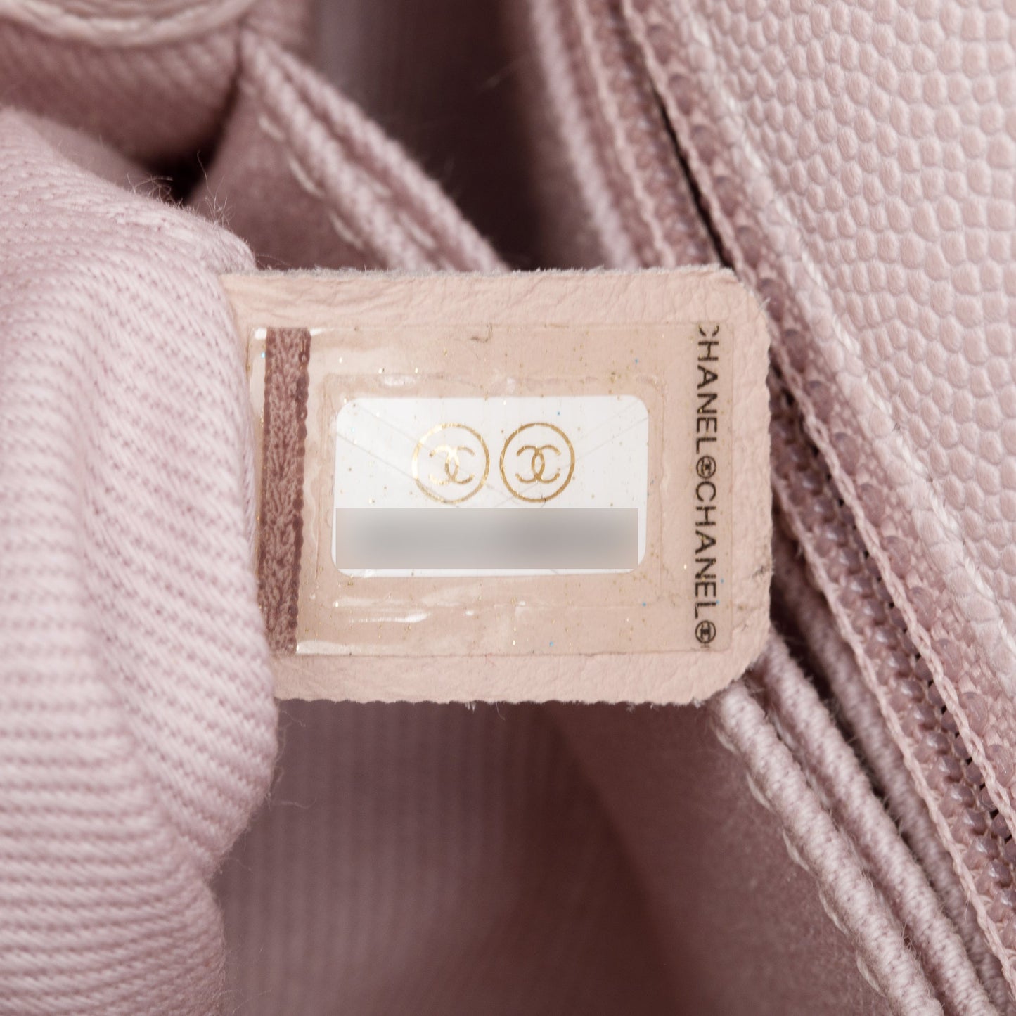 Chanel 2020 Pink Quilted Caviar Leather Small Coco Handle Bag